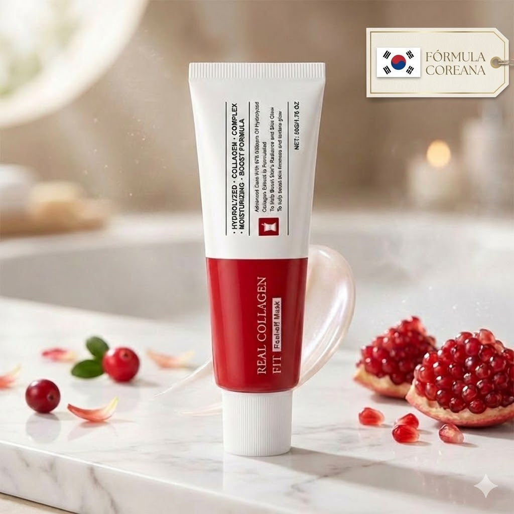 Máscara Facial 3x1 Fit Pure - Rejuvenesça em 4 semanas!